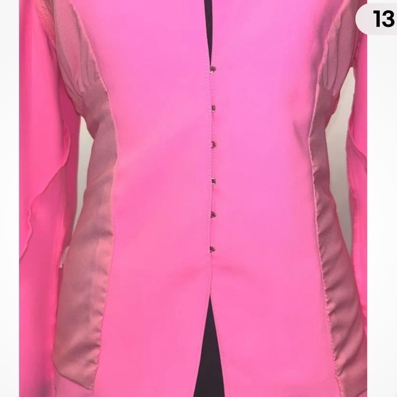 AMANDA UPRICHARD Dovima Blazer “Shocking” Pink Women’s Medium NWOT’s - Picture 15 of 16